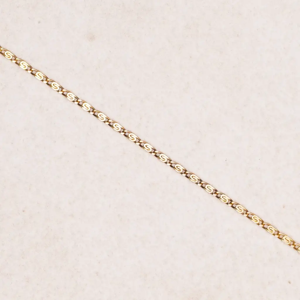 Ally – 925er Sterling Silber, gold plattiert Produktansicht – Permanentschmuck Aachen