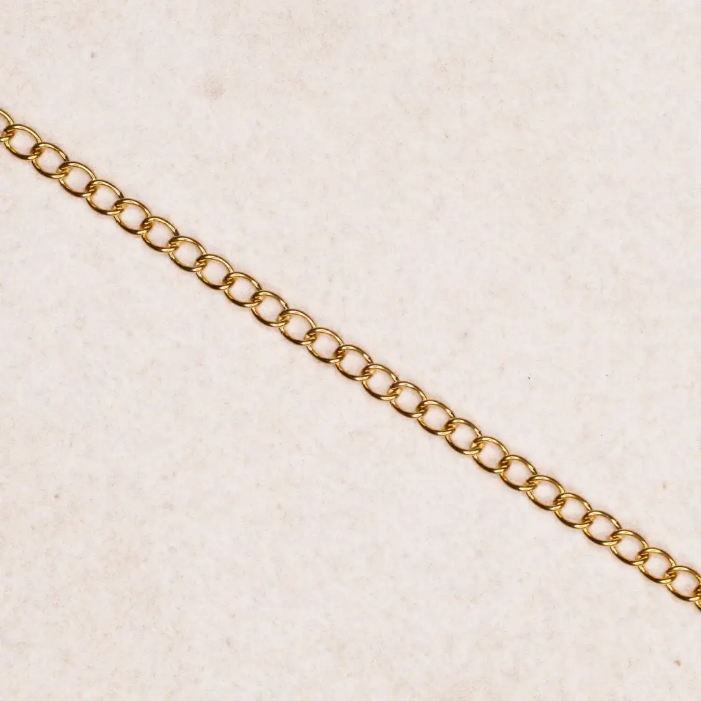 John – Edelstahl gold plattiert Produktansicht – Permanentschmuck Aachen
